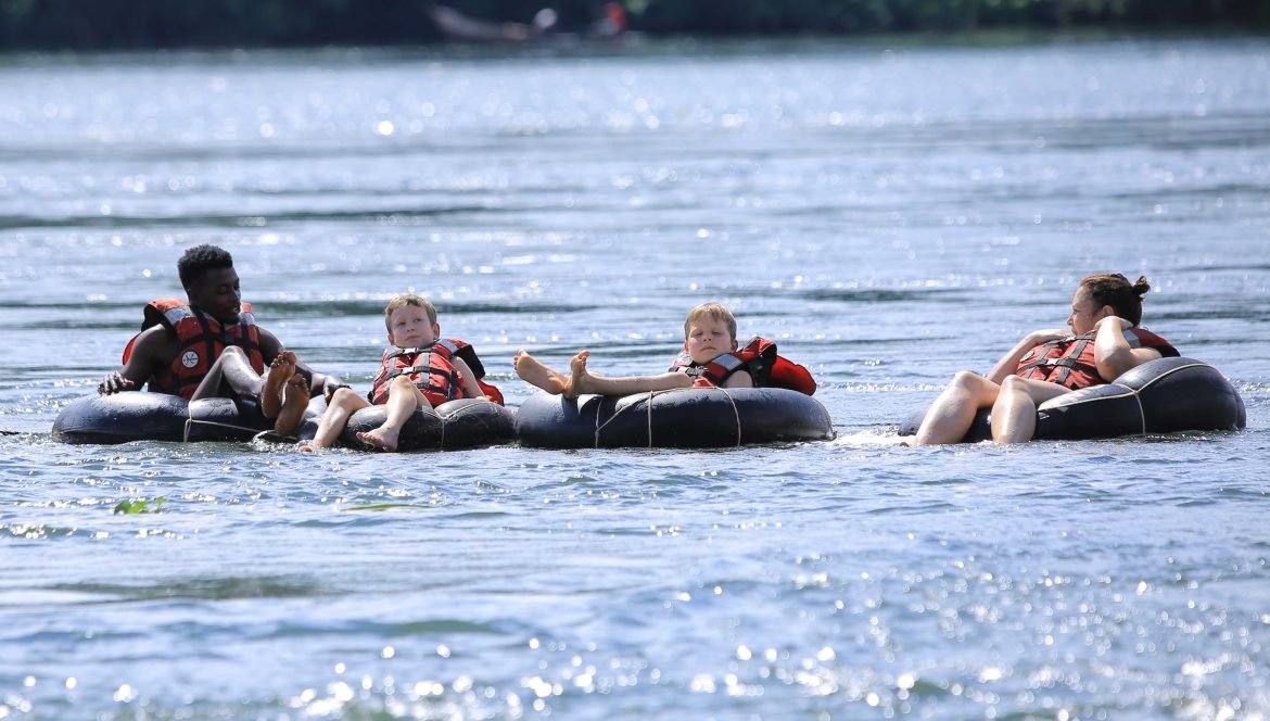 Tubing is a sought-after excursion in Jinja. Photo by Marvin Mugerwa.