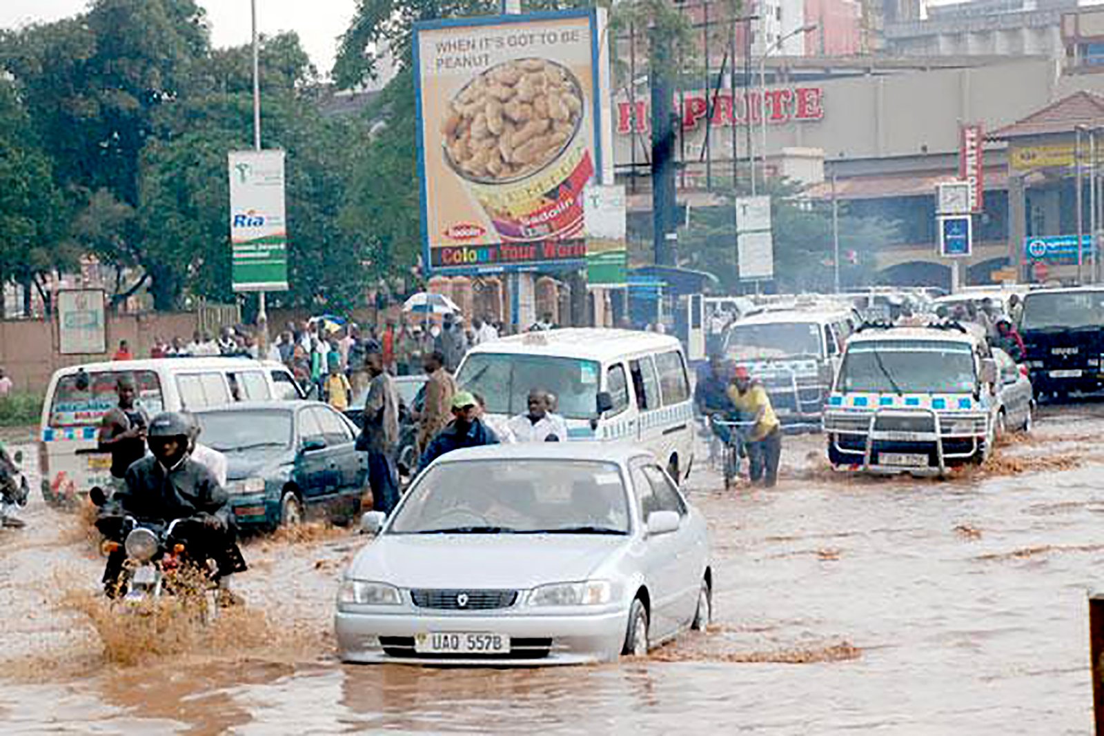 flooded roads