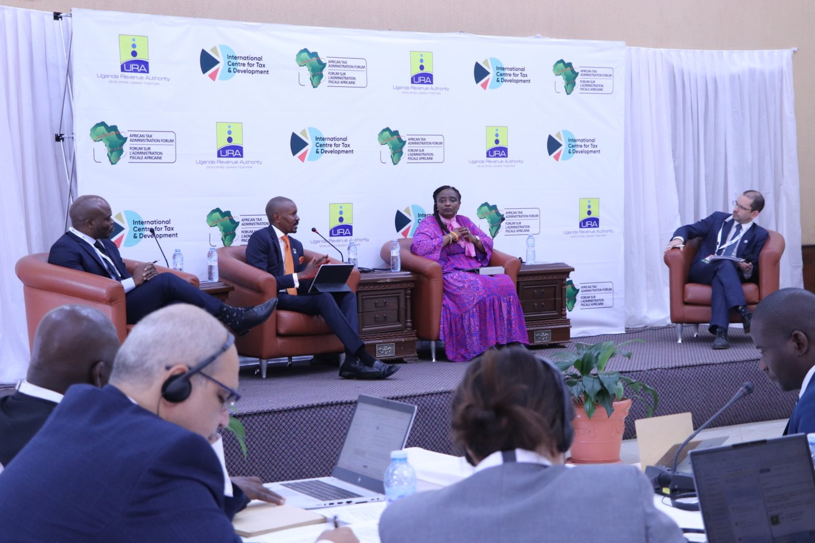 ATAF Executive Secretary Ms. Mary Baine speaks on a panel during the workshop.